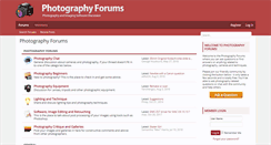 Desktop Screenshot of photography-forums.com