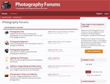 Tablet Screenshot of photography-forums.com